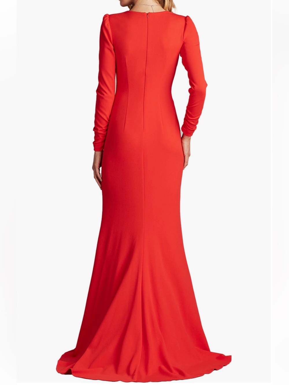 Tadashi Shoji Long Sleeve Mermaid Gown - Picture 2 of 8